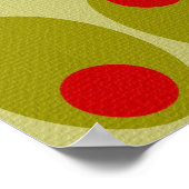 Affiche de design d'Olive (Coin)