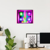 Affiche de design funky (Bureau à domicile)
