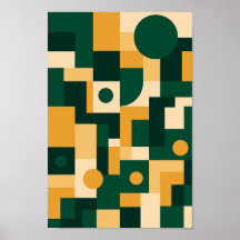 Affiche de design morderne esthétique