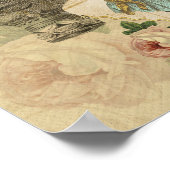 affiche de design romantique vintage de l'époque v (Coin)