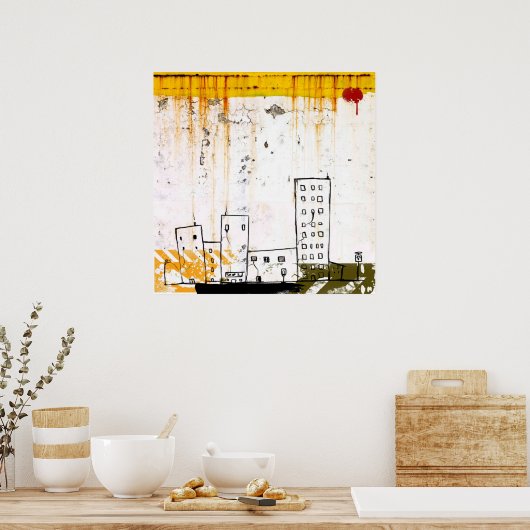 affiche de désintégration urbaine (Cuisine)