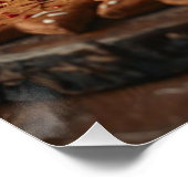 Affiche de dessert du jour de Noël (Coin)