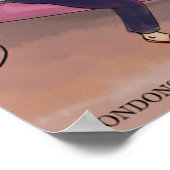 Affiche de dessin animé drôle de la piscine de Pav (Coin)