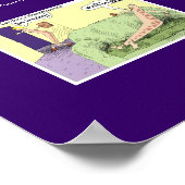 Affiche de dessin animé drôle sur les relations bo (Coin)