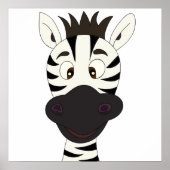 Affiche de dessin animé Zebra (Devant)