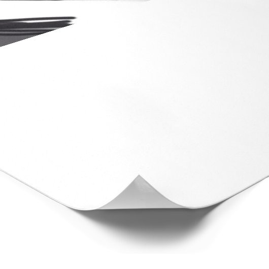 affiche de dessin de chat clavier (Coin)