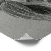 Affiche de dessin du cheval espagnol (Coin)