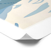 Affiche de destination de ski au Vermont 1 (Coin)