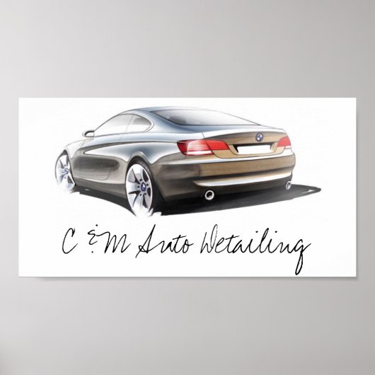 Affiche de détail automatique C & M (Devant)