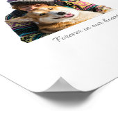 Affiche de deuil personnalisée pour animaux de com (Coin)