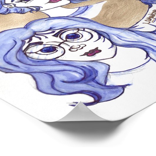 affiche de deux filles (Coin)