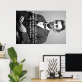 Affiche de devis Abe Lincoln (Bureau à domicile)