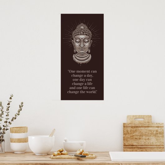 Affiche de devis Bouddha personnalisé (Cuisine)
