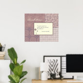 Affiche de devis d'ambition personnalisable (Bureau à domicile)