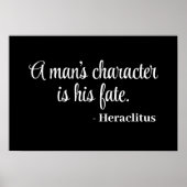 Affiche de devis de caractère (Devant)