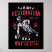 Affiche de devis de condition physique (Devant)