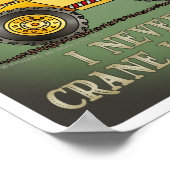 Affiche de devis de l'exploitant de camion-grue (Coin)