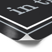 Affiche de devis de motivation personnalisée (Coin)