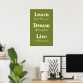 Affiche de devis de motivation personnalisée (Bureau à domicile)