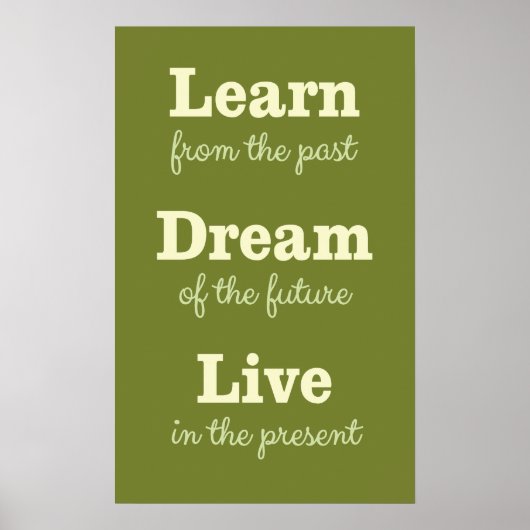 Affiche de devis de motivation personnalisée (Devant)