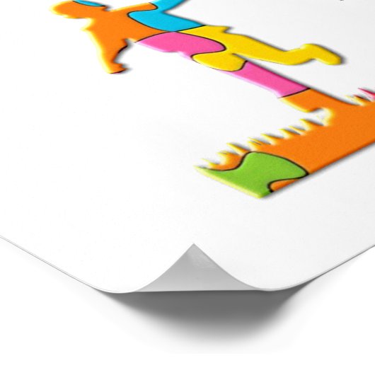 Affiche de devis de Sensibilisation sur l'autisme (Coin)