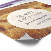 Affiche de devis de voyage inspirant (Coin)