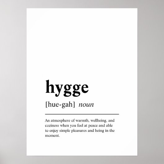 Affiche de devis d'Hygge Inspirationnelle (Devant)