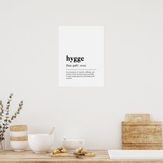 Affiche de devis d'Hygge Inspirationnelle (Cuisine)