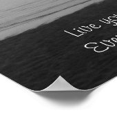 Affiche de devis inspirante avec coucher de soleil (Coin)