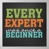 Affiche de devis inspirante en classe (Devant)