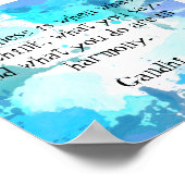 Affiche de devis inspirante motivationnelle Imprim (Coin)