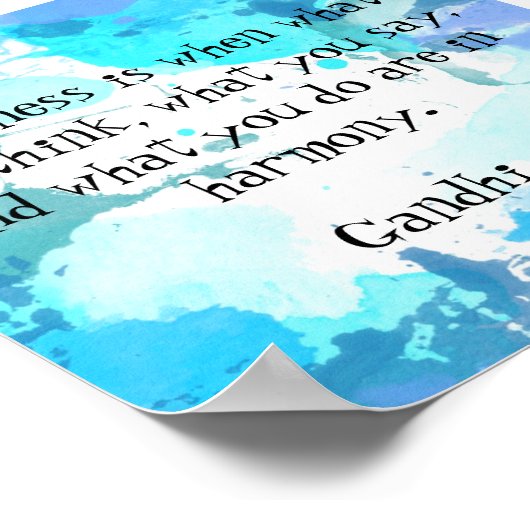 Affiche de devis inspirante motivationnelle Imprim (Coin)