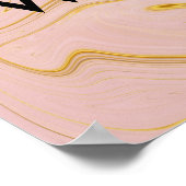 Affiche de devis inspirante pour femmes marbrées (Coin)