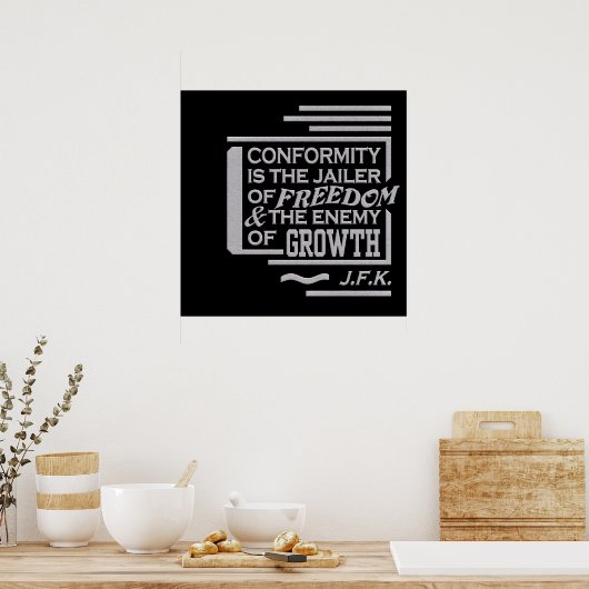 Affiche de devis JFK (Cuisine)