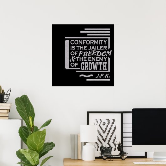 Affiche de devis JFK (Bureau à domicile)