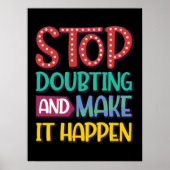 Affiche de devis motivationnelle (Devant)