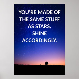 Affiche de devis motivationnelle