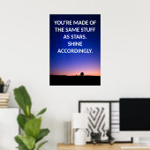 Affiche de devis motivationnelle (Bureau à domicile)