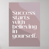 Affiche de devis motivationnelle (Devant)