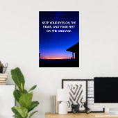 Affiche de devis motivationnelle (Bureau à domicile)