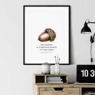 Affiche de devis personnalisable Acorn