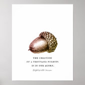Affiche de devis personnalisable Acorn (Devant)