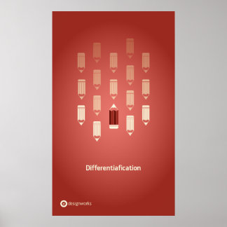 Affiche de différenciation 18 po x 30 po