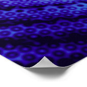 Affiche de diffraction hexagonale (Coin)