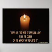 Affiche de diffusion de lumière (Devant)