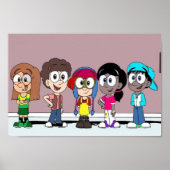 Affiche de diffusion en aval (Devant)