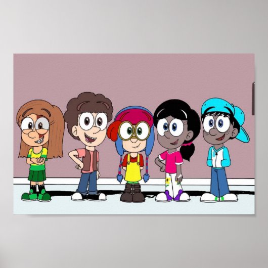 Affiche de diffusion en aval (Devant)