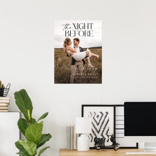 Affiche de dîner de répétition de la veille à enca (Bureau à domicile)