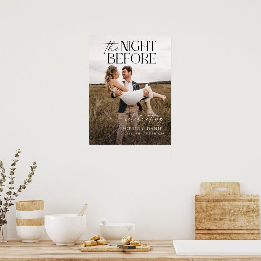 Affiche de dîner de répétition de la veille à enca (Cuisine)