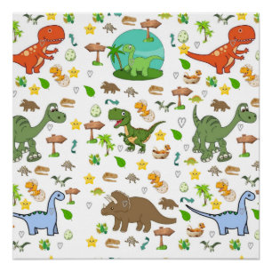 Affiche de dinosaure